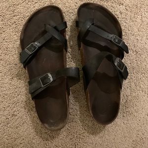 Black Birkenstocks